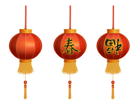 春節の提灯（春节灯笼）