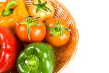 Vegetables in basket