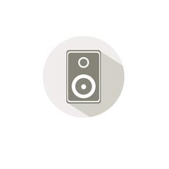 vector speaker flat icon design