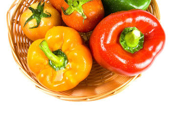 Vegetables in basket