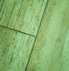 Close up of wood-like floor tile