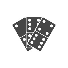 Dominoes vector icon - Illustration