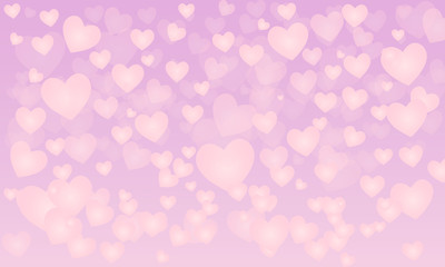 vector background with hearts, Valentine's Day