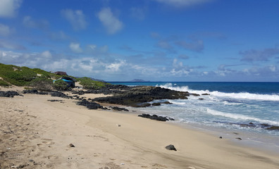 Still Camping on a Secluded Beach