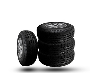 tire isolated on white background