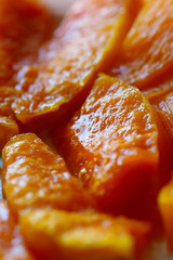 slices of cooked pumpkin