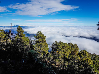 Obraz premium View from Acatenango volcano ,Guatemala