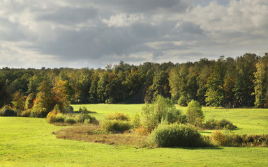 Landscape near Yasnaya Polyana - Bright Glade homestead. Tula oblast. Russia