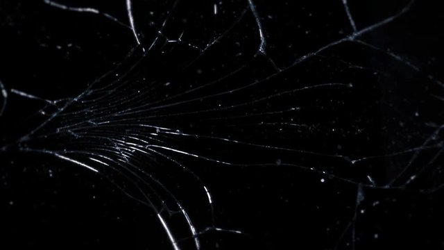 Shattering Glass In Slow Motion