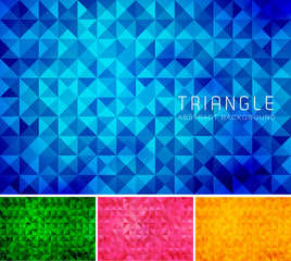 Triangle abstract background