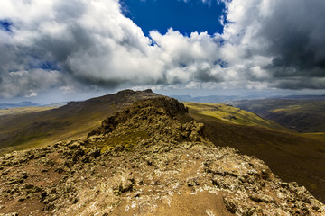 Ethiopia. Simien Mountains National Park. Ras Dashen (Ras Dejen), the highest peak in Ethiopia (4550 m)
