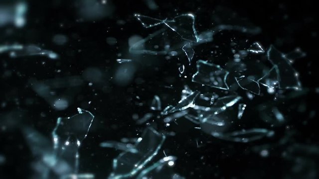 Shattering Glass In Slow Motion