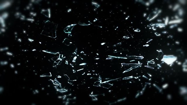 Shattering Glass In Slow Motion