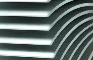 Obraz premium Abstract macro with a detail of a heatsink