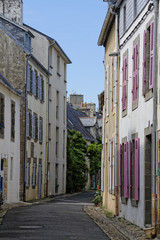 Petite rue à Camaret/Mer, Bretagne, France