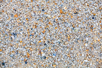 Close up view of hard sand texture for blur background