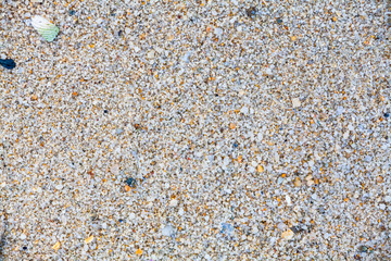 Close up view of hard sand texture for blur background