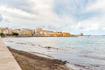 Fototapeta na wymiar Seascape of Trapani, Sicily. Italy 