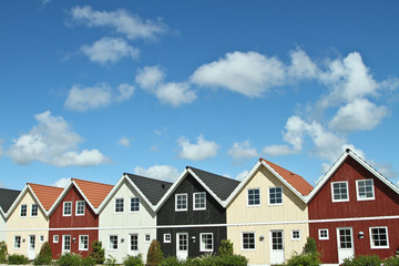 Houses in a village in Denmark