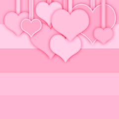 pink hearts