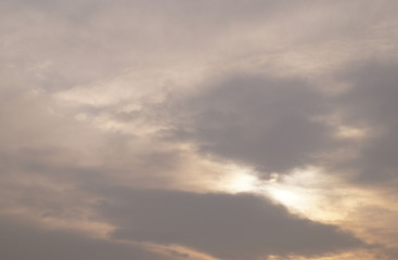 Sky, clouds, sunset