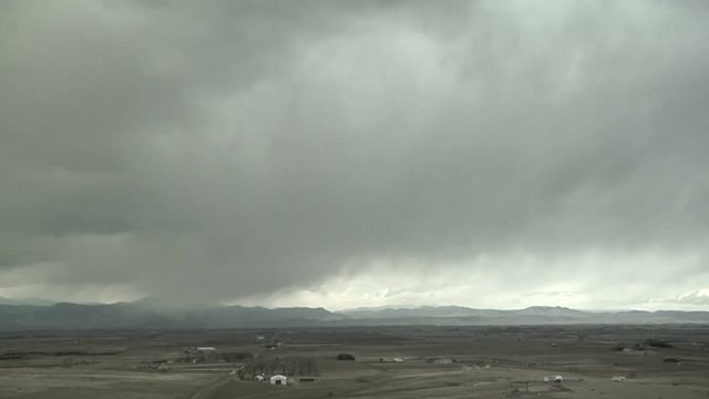 Snow Squalls with Cold Front Passage