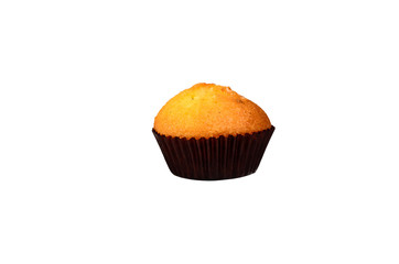 Cupcake isolated on white