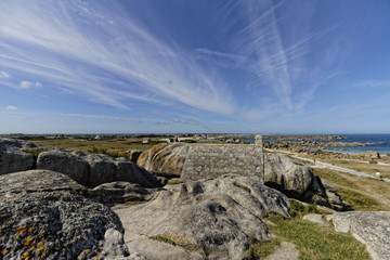Village de Ménéham, Bretagne, France
