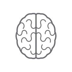 Brain icon. Vector illustration