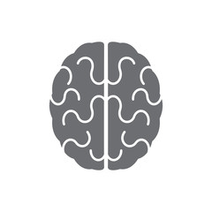 Brain icon. Vector illustration