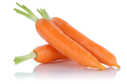 Karotten Möhren Karotte Möhre frisch Gemüse Freisteller freig