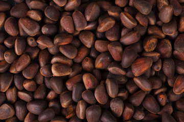 Pine nuts texture