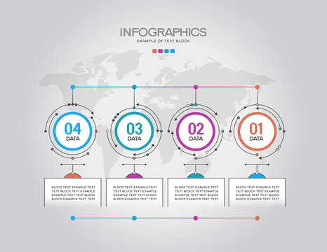 Vector infographic template