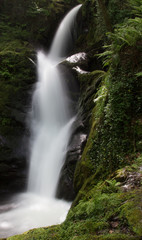 Fototapeta na wymiar Slow Waterfall in Wales