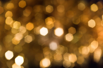 Obraz premium Christmas holiday lights bokeh background