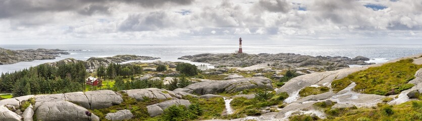 overview in Egersund Fyr in Norway 