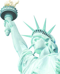 Statue of liberty close up © Neeqolah
