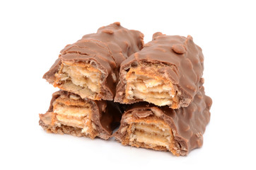 Chocolate with caramel