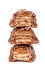 Chocolate with caramel