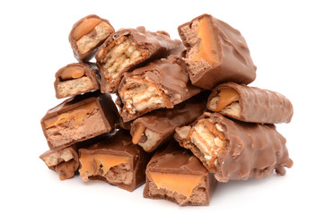 Chocolate with caramel