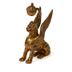 Griffin Metal Statue