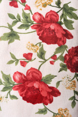 Rose vintage fabric background