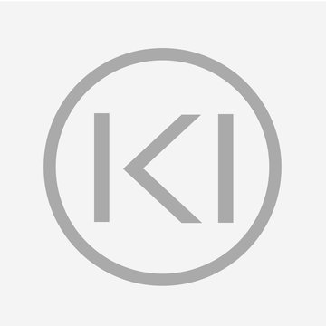 Minimal K letter Logo Monogram
