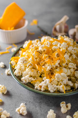 Homemade cheese popcorn