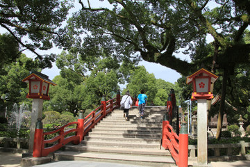 大宰府天満宮　境内　太鼓橋　
