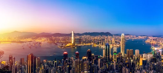 Tuinposter Traveling Asia Cities - Hong Kong City Scenes © YiuCheung