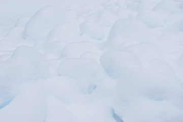 snow surface  background,ready for product display montage.