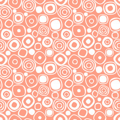 Seamless vector geometrical pattern. Endless background with hand drawn elements. Graphic illustration. Print for cover, fabric, wrapping, background.