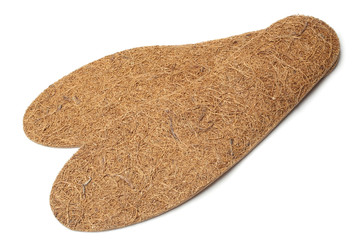 Coconut fiber insoles for shoes