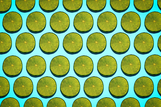 Lime pop-art backgroud